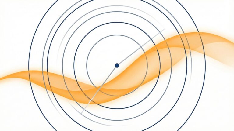 ガーミン Approach S70のレビュー。MBA生の体調管理とゴルフのスコアアップを両立するスマートウォッチの抽象イメージ