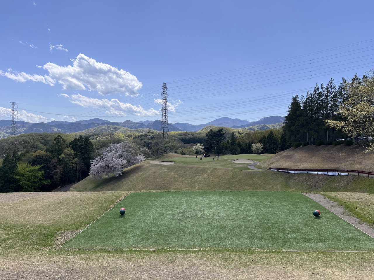 藤岡ゴルフクラブ 東コース 打ち下ろしホール