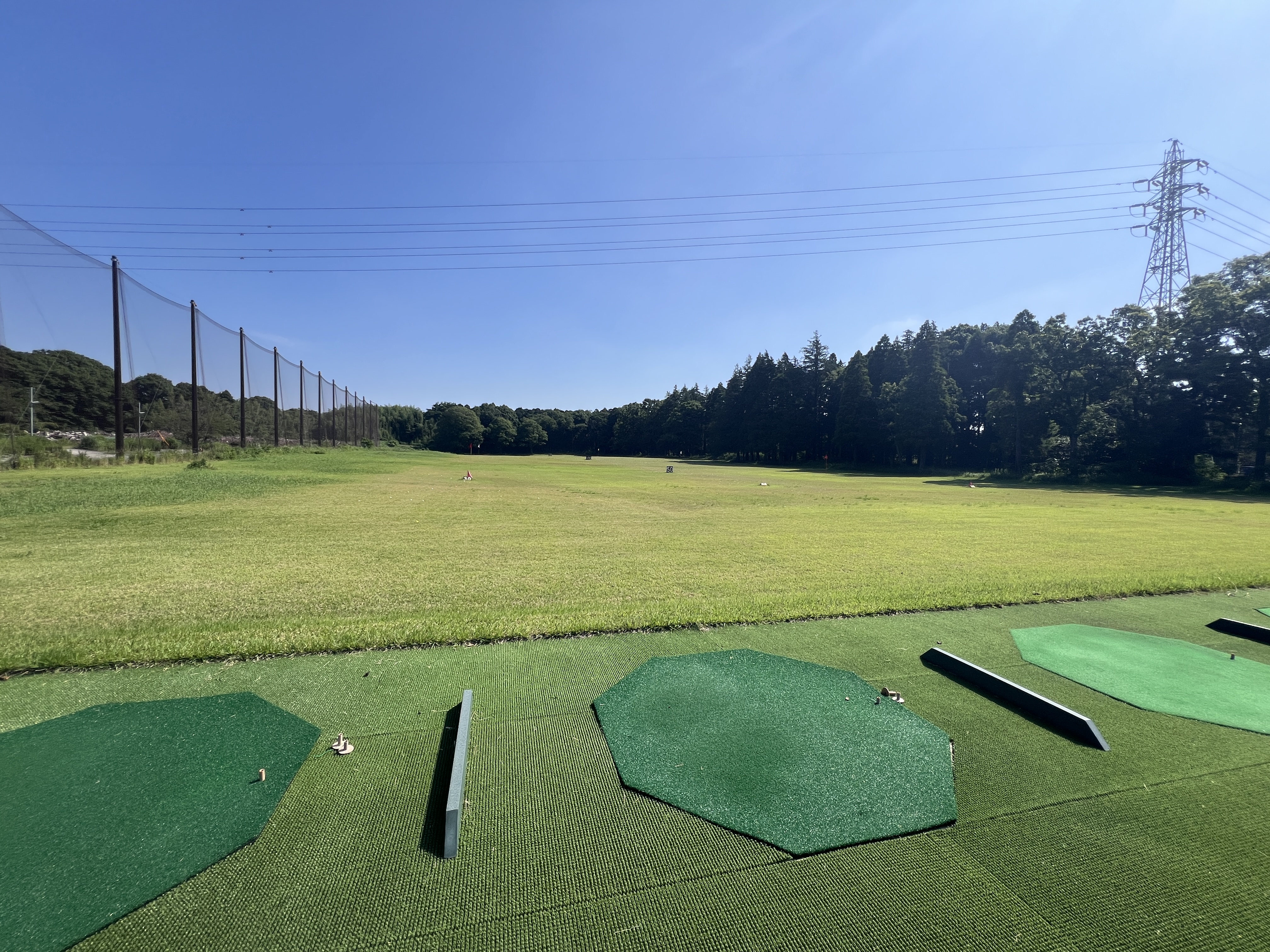 総武CC 総武コース 練習場（晴天）