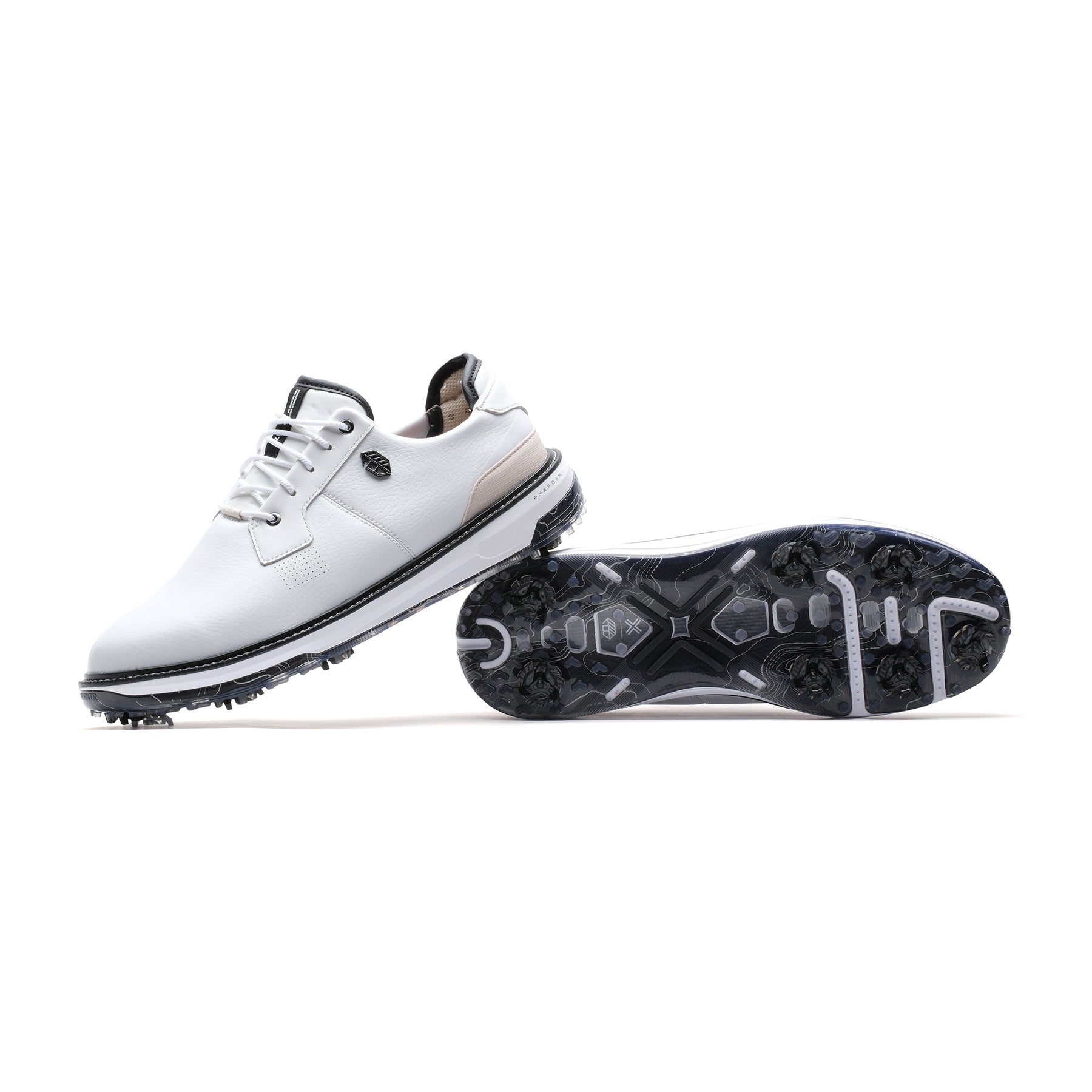 Jones Sports Co. RS by PAYNTR Golf(ホワイト/フィールドカーキ)のアッパーとソール
