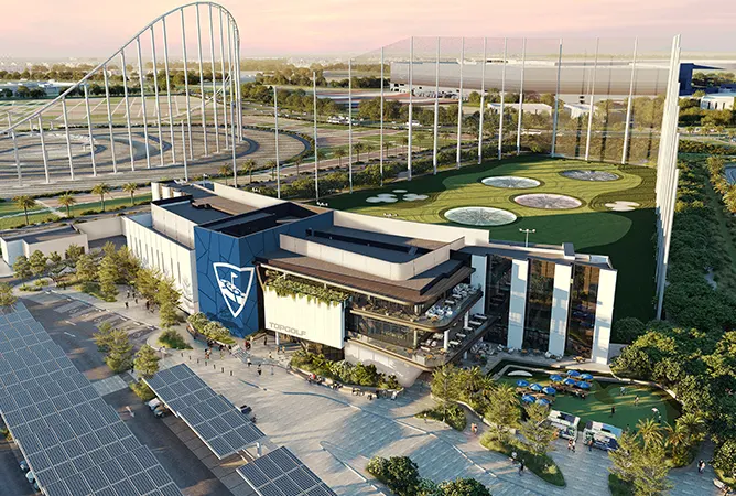 Topgolfヤス・アイランド新施設のイメージ