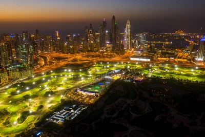 先行開業したTopgolfドバイ拠点の全景