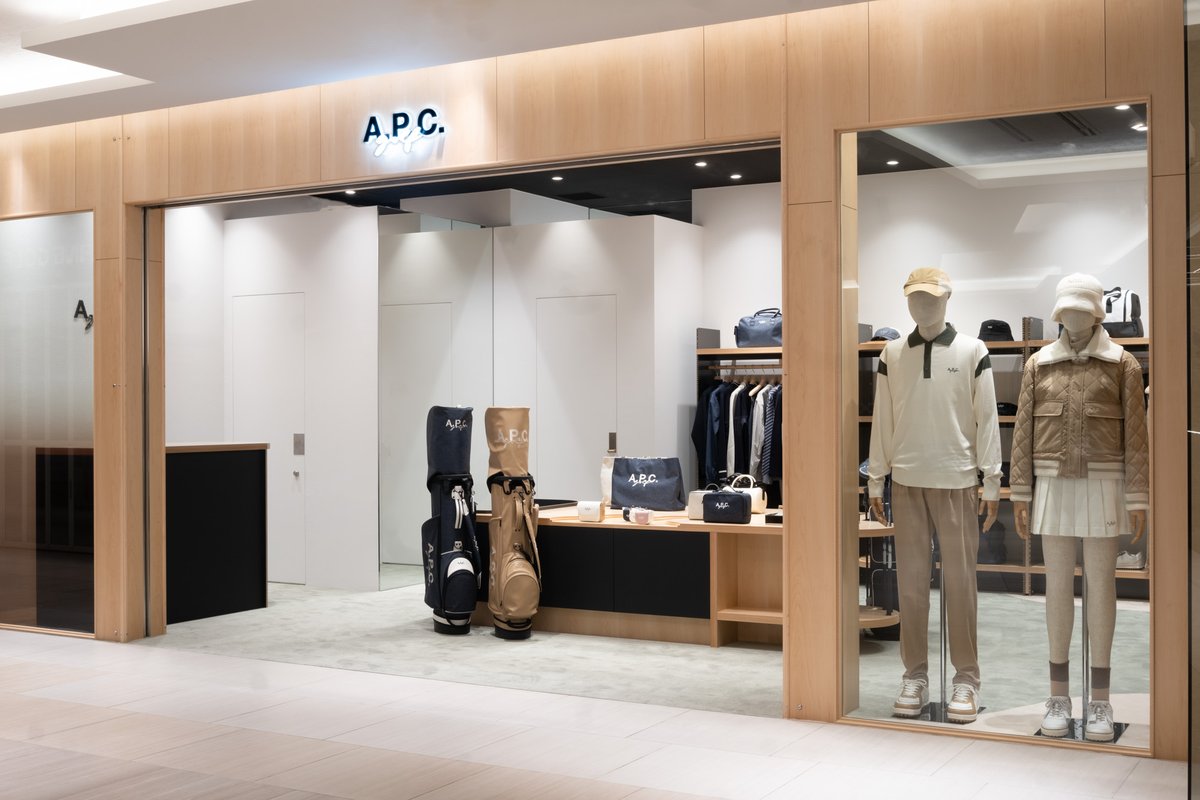 GINZA SIX 5階のA.P.C. GOLFの店舗正面