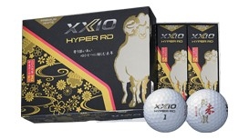 XXIO HYPER RD 2027年干支ボール「未」の1ダース化粧箱とボール2球