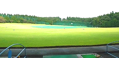 ダイナミックゴルフ成田 打席から見たネットなしの300ydレンジ