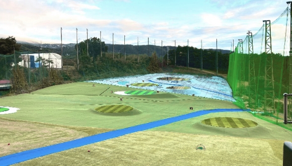 雄大ゴルフセンター 熱函 フラットなフェアウェイとターゲット